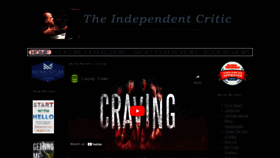 What Theindependentcritic.com website looked like in 2023 (1 year ago)