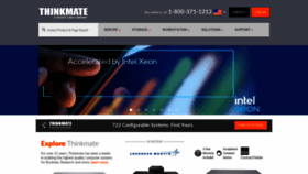 What Thinkmate.com website looked like in 2023 (1 year ago)