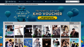 What Truyenfull.vn website looked like in 2023 (1 year ago)
