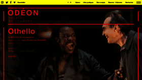 What Theatre-odeon.fr website looked like in 2023 (1 year ago)