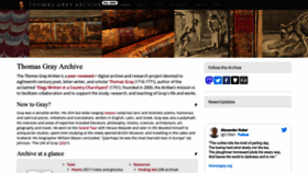 What Thomasgray.org website looked like in 2023 (2 years ago)