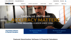 What Timevalue.com website looked like in 2023 (1 year ago)