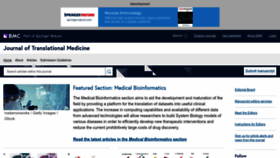 What Translational-medicine.com website looked like in 2023 (1 year ago)