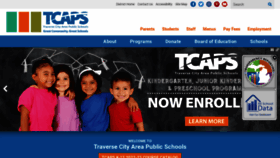 What Tcaps.net website looked like in 2023 (1 year ago)
