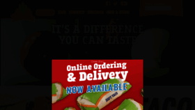 What Tacotime.com website looked like in 2023 (1 year ago)