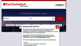 What Telefonbuch.de website looked like in 2023 (1 year ago)