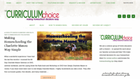 What Thecurriculumchoice.com website looked like in 2023 (1 year ago)