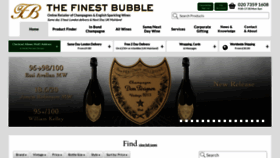 What Thefinestbubble.com website looked like in 2023 (1 year ago)