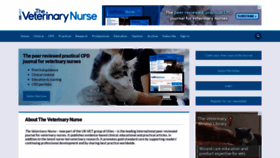 What Theveterinarynurse.com website looked like in 2023 (1 year ago)