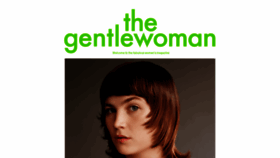 What Thegentlewoman.co.uk website looked like in 2023 (1 year ago)