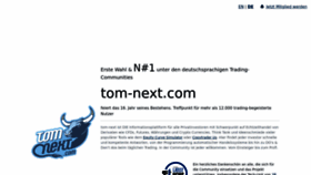 What Tom-next.com website looked like in 2023 (1 year ago)
