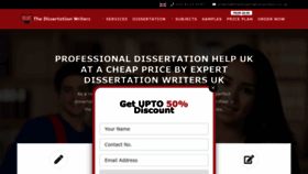 What Thedissertationwriters.co.uk website looked like in 2023 (1 year ago)