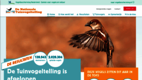 What Tuinvogeltelling.nl website looked like in 2023 (1 year ago)