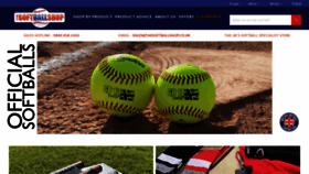 What Thesoftballshop.co.uk website looked like in 2023 (1 year ago)