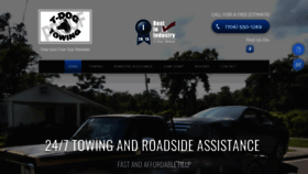 What Tdogtowing.com website looked like in 2023 (1 year ago)