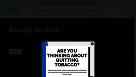 What Tobaccofreeflorida.com website looked like in 2023 (1 year ago)
