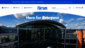 What Theforumnorwich.co.uk website looked like in 2023 (1 year ago)