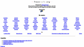 What Traceroute.org website looked like in 2023 (1 year ago)