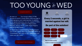 What Tooyoungtowed.org website looked like in 2023 (1 year ago)