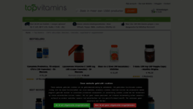 What Topvitamins.nl website looked like in 2023 (1 year ago)