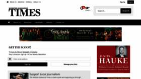 What Timesnewspapers.com website looked like in 2023 (1 year ago)