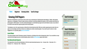 What Thechileman.org website looked like in 2023 (1 year ago)