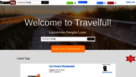 What Travelful.net website looked like in 2023 (1 year ago)