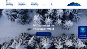 What Thueringer-wald.com website looked like in 2023 (1 year ago)