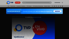 What Tvpublica.com.ar website looked like in 2023 (1 year ago)