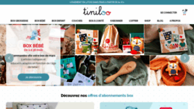 What Tiniloo.com website looked like in 2023 (1 year ago)