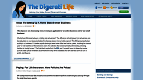What Thedigeratilife.com website looked like in 2023 (1 year ago)