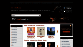 What Topsheetmusic.eu website looked like in 2023 (1 year ago)