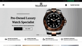 What Theluxuryhut.com website looked like in 2023 (2 years ago)