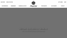 What Trumpgolf.com website looked like in 2023 (1 year ago)