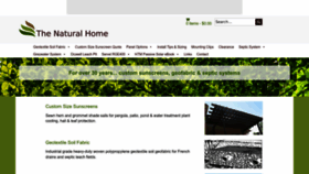 What Thenaturalhome.com website looked like in 2023 (1 year ago)