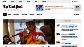 What Thetibetpost.com website looked like in 2023 (1 year ago)