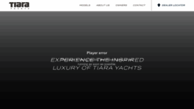 What Tiarayachts.com website looked like in 2023 (1 year ago)