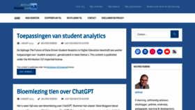 What Te-learning.nl website looked like in 2023 (1 year ago)