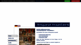 What Traumfaehrte.de website looked like in 2023 (1 year ago)