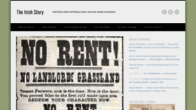 What Theirishstory.com website looked like in 2023 (2 years ago)