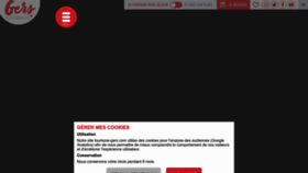 What Tourisme-gers.com website looked like in 2023 (1 year ago)