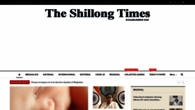 What Theshillongtimes.com website looked like in 2023 (1 year ago)