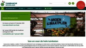 What Tuinbranche.nl website looked like in 2023 (1 year ago)