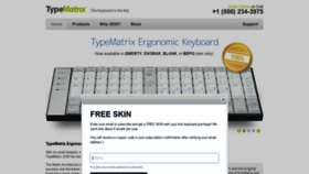 What Typematrix.com website looked like in 2023 (1 year ago)