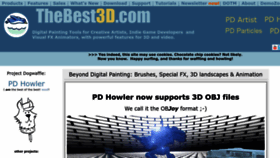 What Thebest3d.com website looked like in 2023 (1 year ago)