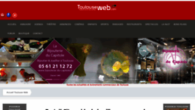 What Toulouseweb.com website looked like in 2023 (1 year ago)