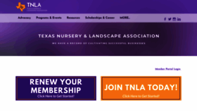 What Tnlaonline.org website looked like in 2023 (1 year ago)