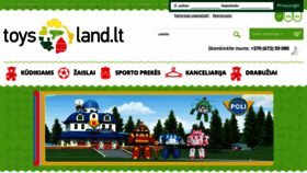 What Toysland.lt website looked like in 2023 (1 year ago)