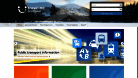What Travelinescotland.com website looked like in 2023 (1 year ago)