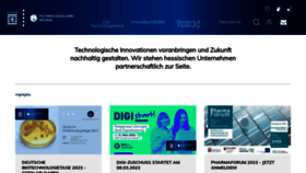 What Technologieland-hessen.de website looked like in 2023 (1 year ago)